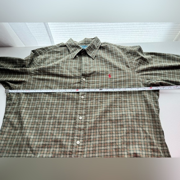 Ralph Lauren Custom Fit Button Down Men’s Shirt Size XL - Picture 7 of 10